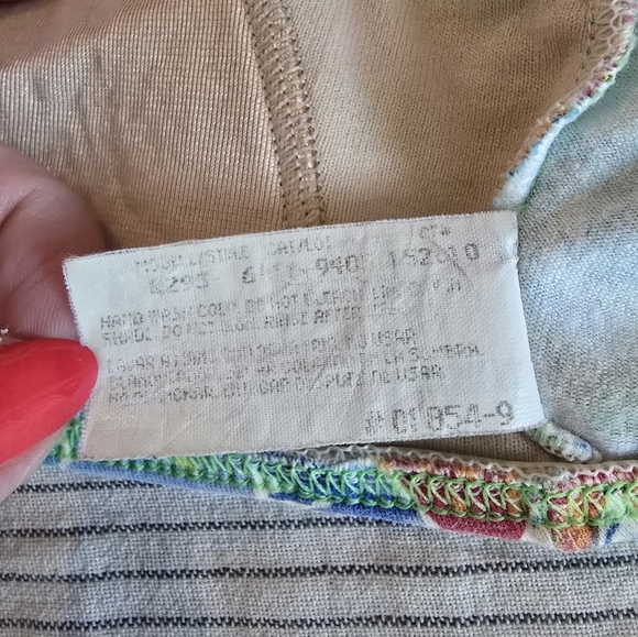 Vintage 90s Sunrays Neon Sailboat Bikini Top Size M Made In Canada - Picture 9 of 9